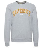 Suéter 11 PROJECT Davin para hombre con estampado UNIVERSITY en la parte delantera, sudadera de algodón, gris, 20715943 200274