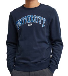 Maglione da uomo 11 PROJECT Davin con stampa frontale UNIVERSITY, felpa in cotone, 20715943 194024, blu scuro