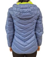 KangaROOS Damen Stepp-Jacke Übergangs-Weste mit Kapuze Herbst-Jacke 95573058 Blau