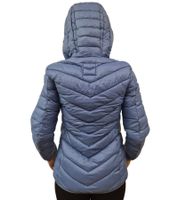 KangaROOS Damen Stepp-Jacke Übergangs-Weste mit Kapuze Herbst-Jacke 95573058 Blau