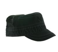The Used Unisex Baumwoll-Cap im millitärischen Schnitt mit leicht gebogenen Schnitt Schwarz/Rot