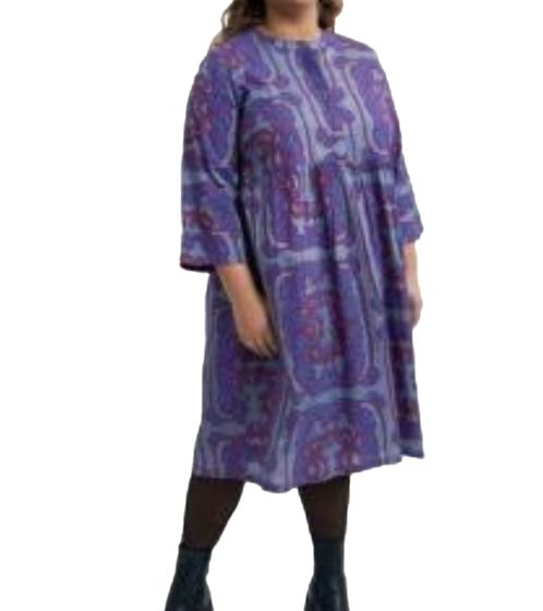 Vestido ADIA para mujer, elegante vestido de verano, vestido de fiesta con mangas 3/4, tallas grandes 37339213 Gris/Azul/Rojo