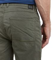 Bermudas casuales FQ1924 Josh para hombre, pantalones de algodón con dobladillo vuelto, 21900320 en azul marino, negro o verde oliva