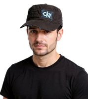 Camp Kill Yourself Unisex Baumwoll-Cap im millitärischen Schnitt mit leicht gebogenen Schnitt FC101711CKY Schwarz