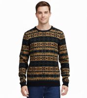 Pull en maille pour homme 11 PROJECT PRPasco, avec teneur en laine, manches longues 20716671, bleu marine, vert ou noir