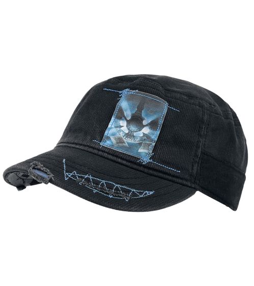 WWE "The Fiend" Unisex Baumwoll-Cap im millitärischen Schnitt mit leicht gebogenen Schnitt FC105892NGH Schwarz