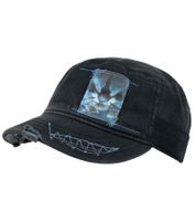 Gorra unisex de algodón WWE "The Fiend" de corte militar y ajuste ligeramente curvado FC105892NGH Negra