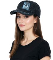 Gorra unisex de algodón WWE "The Fiend" de corte militar y ajuste ligeramente curvado FC105892NGH Negra