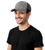 Pussycat Dolls Unisex R&B Trucker-Cap Baseball-Cap mit atmungsaktiven Mesh-Einsatz Baumwoll-Cap Fan-Mütze TC110472PCD Schwarz/Weiß