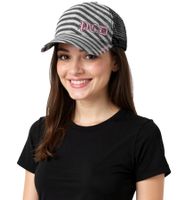 Pussycat Dolls Unisex R&B Trucker-Cap Baseball-Cap mit atmungsaktiven Mesh-Einsatz Baumwoll-Cap Fan-Mütze TC110472PCD Schwarz/Weiß