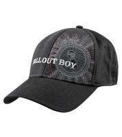 Fall Out Boy Unisex Pop-Punk Trucker-Cap mit Logo-Stickerei Baseball-Cap TC104179FOB Schwarz