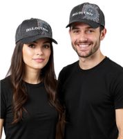 Fall Out Boy Unisex Pop-Punk Trucker-Cap mit Logo-Stickerei Baseball-Cap TC104179FOB Schwarz