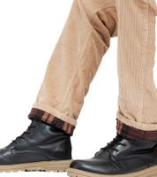 Herren Thermo Relaxed Fit Cordhose mit Flanellfutter Business-Hose Baumwoll-Hose 972195 Beige