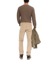 Herren Thermo Relaxed Fit Cordhose mit Flanellfutter Business-Hose Baumwoll-Hose 972195 Beige