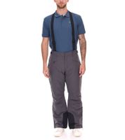 Herren Ski-Funktions-Thermohose mit abnehmbarem Latz wasserdichte Snowboard-Hose Schneehose 964505 Grau