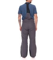 Herren Ski-Funktions-Thermohose mit abnehmbarem Latz wasserdichte Snowboard-Hose Schneehose 964505 Grau