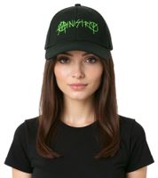 Ministry Unisex Industrial-Metal-Band Trucker-Cap stylische Baseball-Cap Fan-Artikel TC101752MIN Schwarz