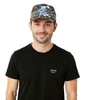 Underoath Unisex Metalcore-Band Baumwoll-Cap im millitärischen Schnitt mit leicht gebogenen Schnitt FC107551UND Braun