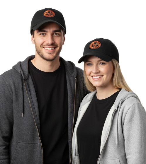 Vandals Unisex Punkrock-Band Trucker-Cap Baseball-Cap mit Logo-Stickerei Baumwoll-Cap Fan-Mütze 9053VAN Schwarz