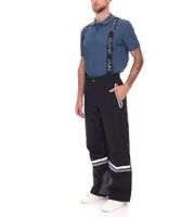 Ski-Funktions-Hose für Herren mit Schneefang Thermo-Hose Straight-Leg Schnee-Hose Regular-Fit 905129 Schwarz