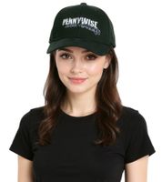 Pennywise Unisex Punkrock-Band Trucker-Cap mit Logo-Stickerei Baseball-Cap Fan-Artikel TC103001PEN Schwarz