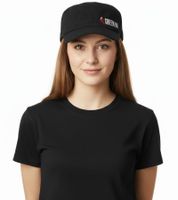 Green Day Unisex Punkrock-Band Baumwoll-Cap im millitärischen Schnitt mit leicht gebogenen Schnitt FC107042GRN Schwarz