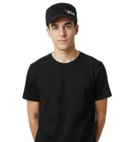 Green Day Unisex Punkrock-Band Baumwoll-Cap im millitärischen Schnitt mit leicht gebogenen Schnitt FC107042GRN Schwarz
