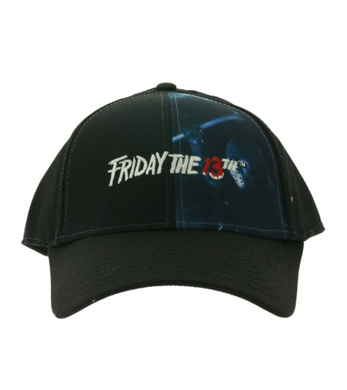Friday the 13th Unisex Trucker-Cap stylische Baumwoll-Cap Baseball-Cap TC105442FTT Schwarz