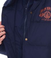 Men's Quilted Jacket, Sustainable Winter Jacket with Detachable Hood, 930631 Dark Blue Men's Quilted Jacket, Sustainable Winter Jacket with Detachable Hood, 930631 Dark Blue