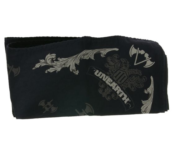 UNEARTH Unisex Bandana Metalcore Band Headscarf Square Scarf Cotton Scarf BN109215UNR Black