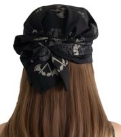 Bandana unisex UNEARTH, banda de metalcore, pañuelo cuadrado de algodón, BN109215UNR, negra