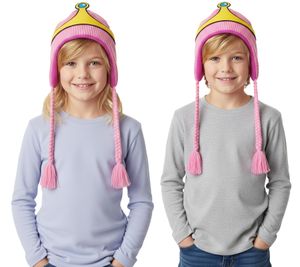HORA DE AVENTURAS Gorro Infantil Princesa Bonnibel Chicle con Trenzas KC0SXBADV Rosa HORA DE AVENTURAS Gorro Infantil Princesa Bonnibel Chicle con Trenzas KC0SXBADV Rosa