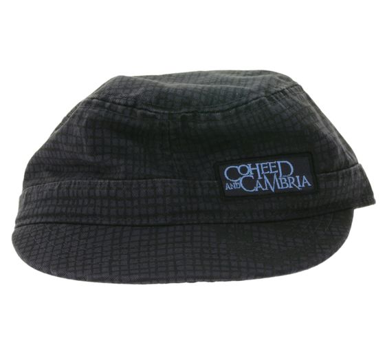 Gorra unisex Coheed and Cambria de algodón con corte militar y logo bordado FC105642COH Gris