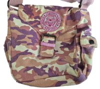 Bolso de hombro RAMONES Rock Band con correa ajustable MB81358RAM Rosa Camuflaje