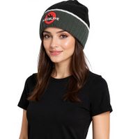 Audioslave - Gorro de invierno con logo bordado, diseño de banda de rock, 1318 AUD, negro/gris/blanco