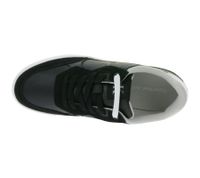 Calvin Klein Sneaker modische Echtleder-Schuhe mit Logo auf den Außenseiten elegante Turn-Schuhe YM0YM01153 0GM Schwarz