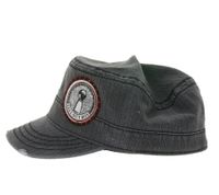 "FALL OUT BOY" Unisex Cap, Cotton Cap in a Military Cut with a Slightly Curved Fit, Gray/Pink