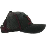 "STORY OF THE YEAR" Unisex Cap Cotton Cap with Mesh Insert in a Classic Fit with a Slightly Curved Cut, Gray/Pink