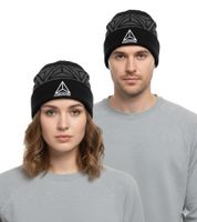 Mudvayne Unisex Beanie Metal Band Winter Hat Soft Knit Hat with Logo Embroidery Cotton Hat Black/Olive Green