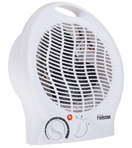 TRiSTAR Heizlüfter/Kühlgerät Ventilator mit Einstellbare Leistungsstufen Elektroheizung 1.000-2.000 W KA-5039 Weiß