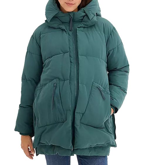 2in1 Mantel Damen Schwangerschafts-Jacke Mantel Umstandsmode warme Jacke 927985 Grün