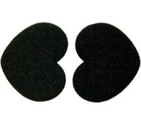 Plantillas Sole Sister con Amortiguación y Transpirabilidad para la Bola del Pie para Tacones Altos, Color Negro/Gris