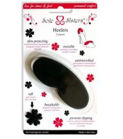 Sole Sister Heelers Stoßdämpfend und atmungsaktiv für High Heels Einlegesohle Schwarz/Grau