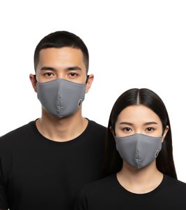 A Bathing Ape Unisex Streetstyle Face Mask Iconic Monkey Head Mask Head Face Covering Urban Fashion Gray