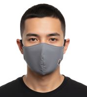 A Bathing Ape Unisex Streetstyle Face Mask Iconic Monkey Head Mask Head Face Covering Urban Fashion Gray