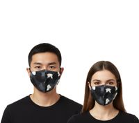 Mascherina unisex streetstyle mimetica urbana A Bathing Ape, autentica mascherina streetwear nera