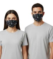 A Bathing Ape Space Camo Unisex Maske Streetstyle Signatur Trendiges Accessoire Schwarz
