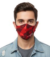 Mascherina streetwear A Bathing Ape Color Camouflage, confezione da 3, design streetwear, mimetica