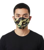 A Bathing Ape 1st Unisex Camouflage Streetwear Mask 3-Pack in Streetwear Design Camouflage