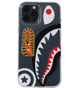 A Bathing Ape Shark 12 / 12 Pro TPU Schutzhülle mit, stoßdämpfender Struktur & Urban-Streetewear Print klar